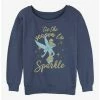 Cheap 💯 Disney Tinker Bell Sparkle Season Girls Slouchy Sweatshirt 🌟