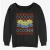 Outlet 🥰 Disney Pixar Toy Story Ooh Aliens Ugly Christmas Girls Slouchy Sweatshirt 🛒