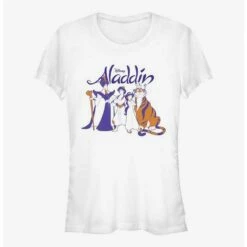 Cheap ✨ Disney Aladdin Group Shot ❤️ Girls T-Shirt 🥰