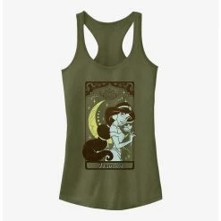 Outlet ✔️ Disney Aladdin Tarot Card Jasmine 🎉 Girls Tank 🤩