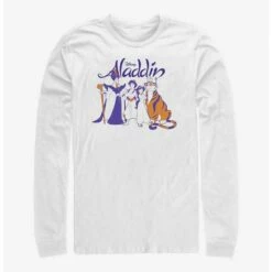 Hot Sale 🛒 Disney Aladdin Group Shot Long-Sleeve T-Shirt 🧨