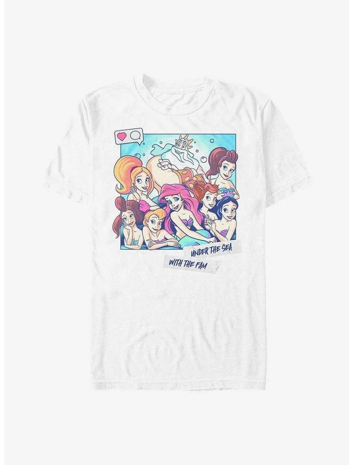 Cheap β Disney Princesses Ariel Family Photo T-Shirt 𧨠1 Cheap β Disney Princesses Ariel Family Photo T-Shirt π§¨