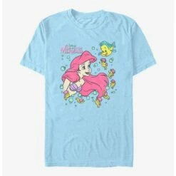 Promo ✨ Disney The Little Mermaid Ariel and Friends T-Shirt ⭐