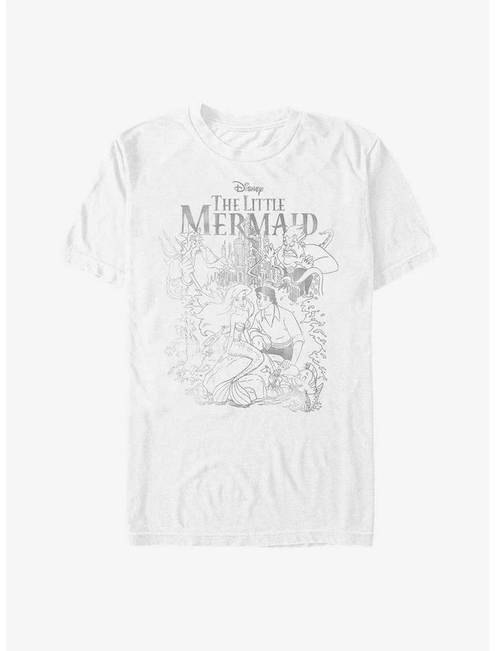 Discount β€οΈ Disney The Little Mermaid Poster T-Shirt π 1 Discount β€οΈ Disney The Little Mermaid Poster T-Shirt π