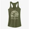 Discount 🌟 Disney Mulan Training Silhouette Girls Tank 😉