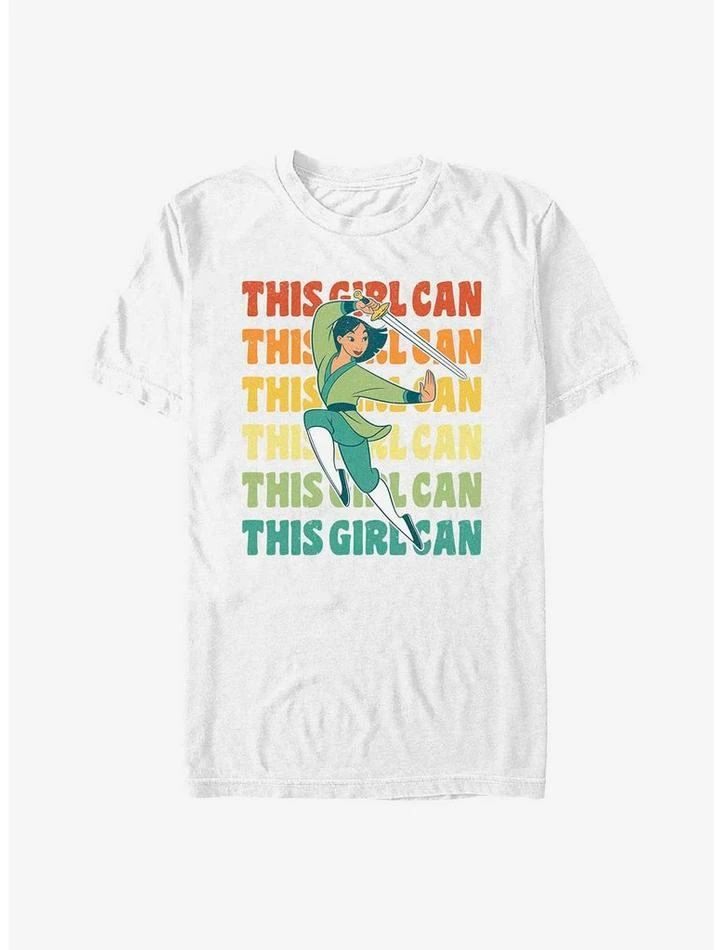 Outlet 🔥 Disney Mulan This Girl Can T-Shirt 👏 1 Outlet 🔥 Disney Mulan This Girl Can T-Shirt 👏