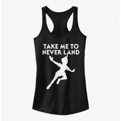 Outlet ✔️ Disney Peter Pan Take Me To Neverland Girls Tank 👏
