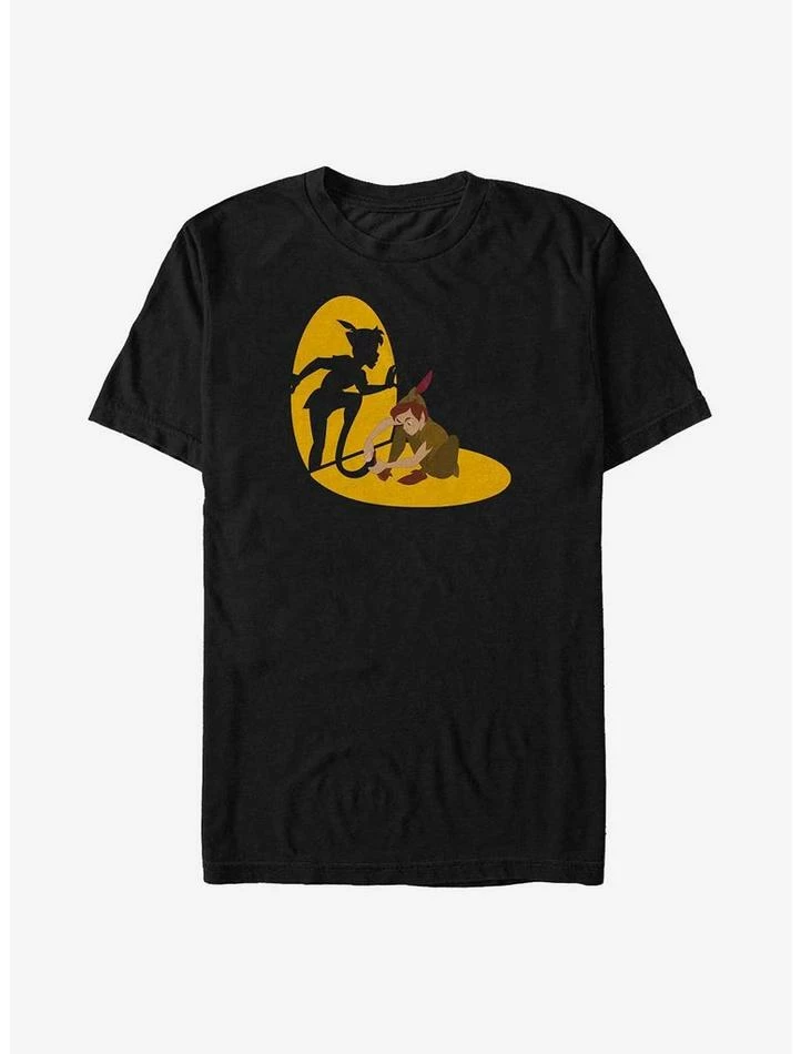 Wholesale ❤️ Disney Peter Pan Shadow Spotlight T-Shirt ⌛ 1 Wholesale ❤️ Disney Peter Pan Shadow Spotlight T-Shirt ⌛