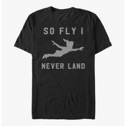 Discount 😀 Disney Peter Pan So Fly I Never Land T-Shirt 🎁