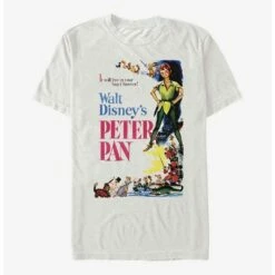 Cheapest 😀 Disney Peter Pan Vintage Poster T-Shirt 🎁