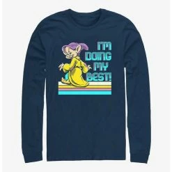 Budget 🎉  Disney Snow White and the Seven Dwarfs Best Dopey Can Long-Sleeve T-Shirt 🔥