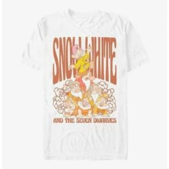 New 🎁 Disney Snow White and the Seven Dwarfs Dwarf Stack T-Shirt ✨