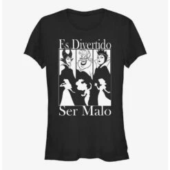 Top 10 🎁 Disney Villains Spanish Good To Be Bad Girls T-Shirt 😍