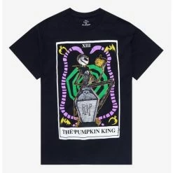 Promo 😀 The Nightmare Before Christmas Pumpkin King Tarot T-Shirt 🎁