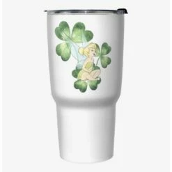 Coupon ❤️ Disney Tinker Bell Clover Fairy Travel Mug ✨