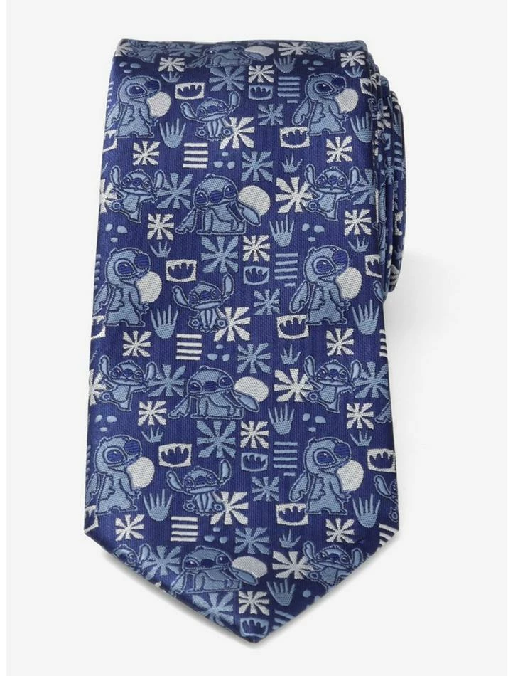 Promo π― Disney Lilo & Stitch Blue Tropical Men's Tie π 3 Promo π― Disney Lilo & Stitch Blue Tropical Men's Tie π - Image 3