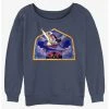 Brand new 👍 Disney Aladdin Glass Carpet Ride Girls Slouchy Sweatshirt 🤩
