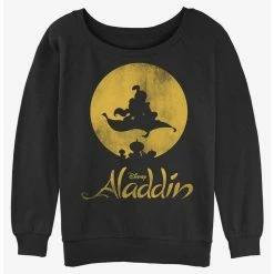 Cheap ❤️ Disney Aladdin New World Girls Slouchy Sweatshirt 🔔