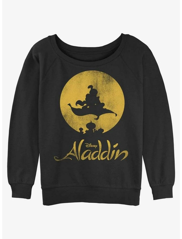 Cheap β€οΈ Disney Aladdin New World Girls Slouchy Sweatshirt π 1 Cheap β€οΈ Disney Aladdin New World Girls Slouchy Sweatshirt π