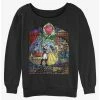 Best Pirce 💯 Disney Beauty and the Beast Glass Dance Girls Slouchy Sweatshirt 🌟