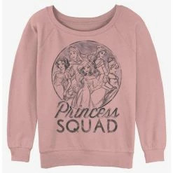 Top 10 🥰 Disney Princesses Princess Squad Girls Slouchy Sweatshirt ⭐