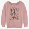 Coupon ❤️ Disney Alice in Wonderland The Wildflowers Girls Slouchy Sweatshirt 😉