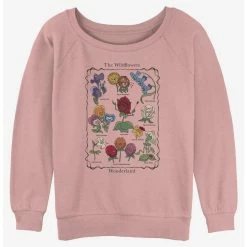 Coupon ❤️ Disney Alice in Wonderland The Wildflowers Girls Slouchy Sweatshirt 😉