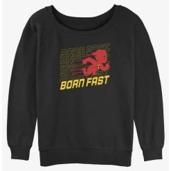 Deals 😉 Disney Pixar The Incredibles Dash Born Fast Girls Slouchy Sweatshirt 😉