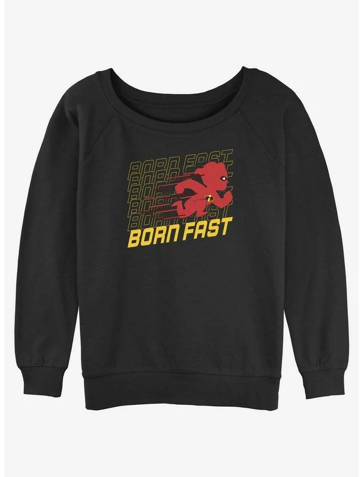 Deals π Disney Pixar The Incredibles Dash Born Fast Girls Slouchy Sweatshirt π 1 Deals π Disney Pixar The Incredibles Dash Born Fast Girls Slouchy Sweatshirt π