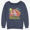 Discount 💯 Disney The Little Mermaid Title 💯 Girls Slouchy Sweatshirt ⭐