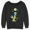 Cheap 😍 Disney Tinker Bell Keyhole To Neverland ⌛ Girls Slouchy Sweatshirt ⌛