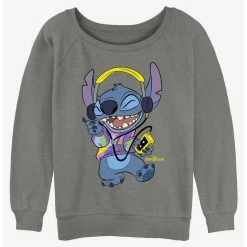 Wholesale 😉 Disney Lilo & Stitch Rockin' Stitch Girls Slouchy Sweatshirt 🔔