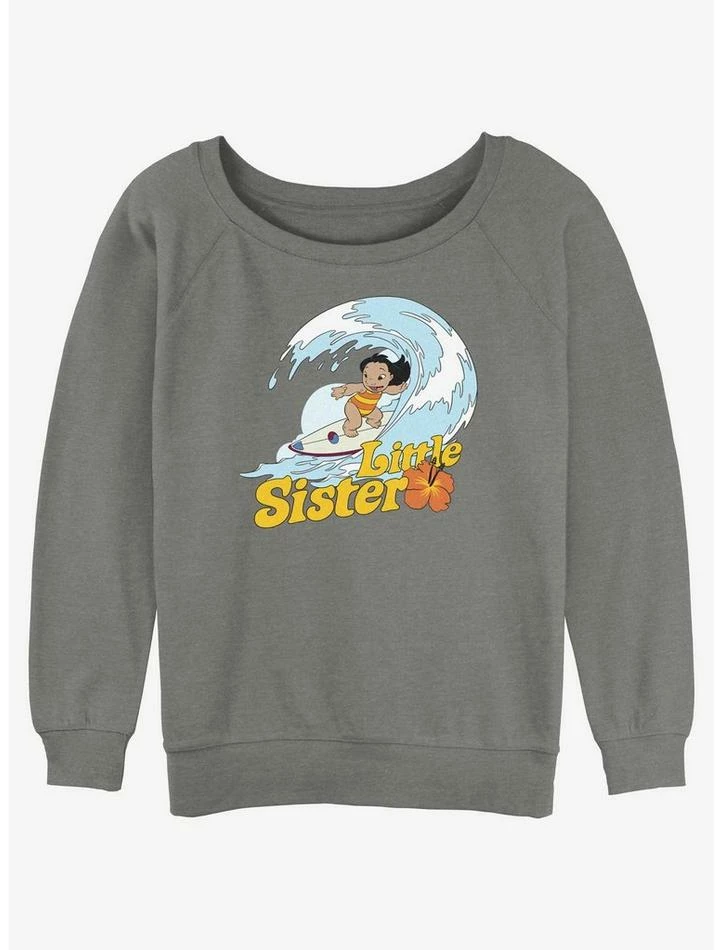 Budget 𧨠Disney Lilo & Stitch Little Sister Lilo Girls Slouchy Sweatshirt π 1 Budget 𧨠Disney Lilo & Stitch Little Sister Lilo Girls Slouchy Sweatshirt π