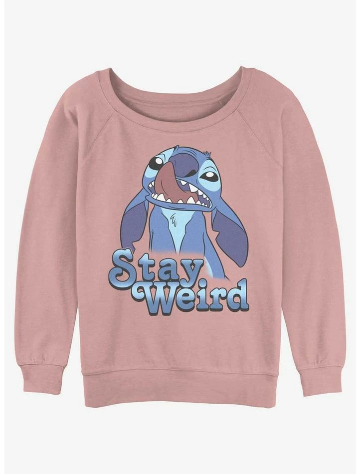 Brand new β¨ Disney Lilo & Stitch Stay Weird π Girls Slouchy Sweatshirt βοΈ 1 Brand new β¨ Disney Lilo & Stitch Stay Weird π Girls Slouchy Sweatshirt βοΈ