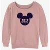 Deals ⭐ Disney Mickey Mouse Marathon 26.2 Ears Girls Slouchy Sweatshirt ⭐