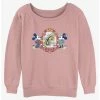 Outlet ✨ Disney Mickey Mouse Care About You 🎉 Girls Slouchy Sweatshirt ✨