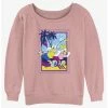 Hot Sale ❤️ Disney Mickey Mouse Donald and Daisy Duck And Run 🤩 Girls Slouchy Sweatshirt 🌟