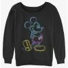 Top 10 ❤️ Disney Mickey Mouse Neon Mickey Girls Slouchy Sweatshirt 🎉