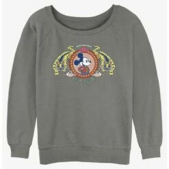 Best Sale 🥰 Disney Mickey Mouse Tiger King 🥰 Girls Slouchy Sweatshirt ⭐