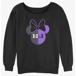 Best deal 🤩 Disney Minnie Mouse Half Marathon Ears Girls Slouchy Sweatshirt 🔔
