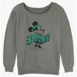 Promo ✨ Disney Minnie Mouse Prost Cheers in German 🥰 Girls Slouchy Sweatshirt 😉