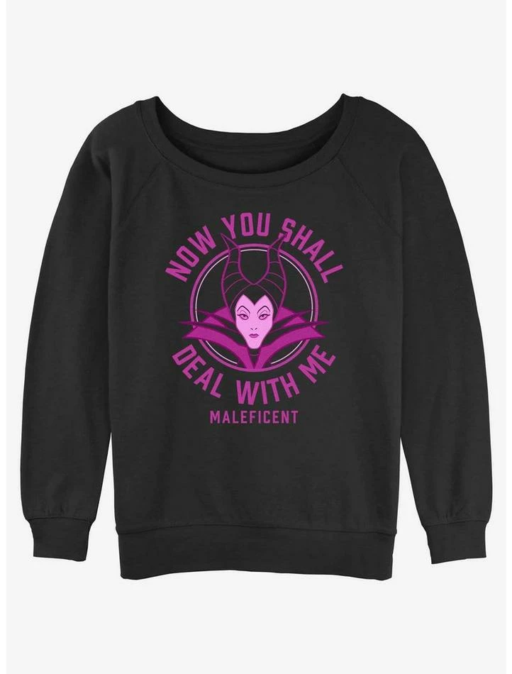 Promo โค๏ธ Disney Villains Deal With Maleficent ๐ Girls Slouchy Sweatshirt ๐ 1 Promo โค๏ธ Disney Villains Deal With Maleficent ๐ Girls Slouchy Sweatshirt ๐