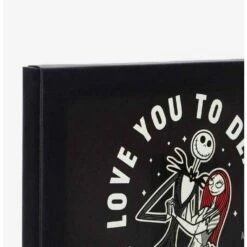 Outlet 🔥 Disney The Nightmare Before ❄ Christmas Jack & Sally Love You to Death Canvas Wall Decor 👏 -Dressup Outfits Shop 20171341 av3