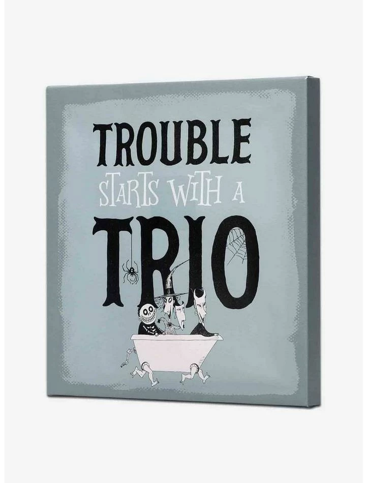 Outlet π Disney The Nightmare Before Christmas Trouble Starts with a Trio Canvas Wall Decor π 2 Outlet π Disney The Nightmare Before Christmas Trouble Starts with a Trio Canvas Wall Decor π - Image 2