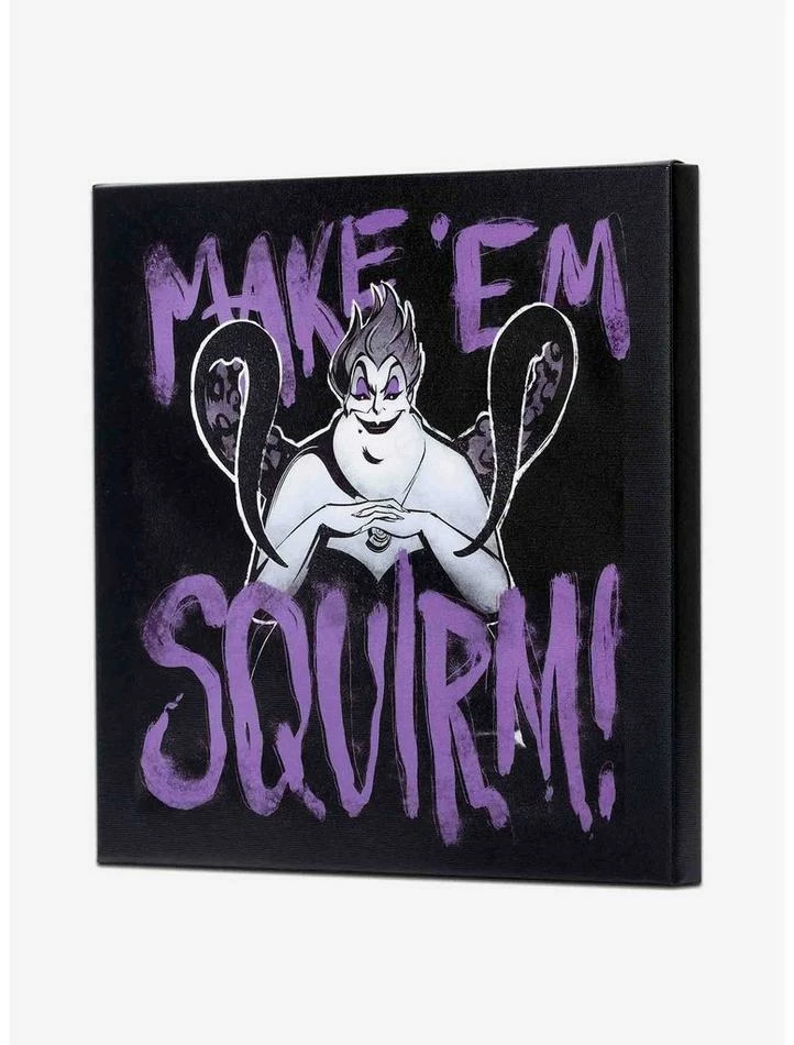 New 😀 Disney Villains Ursula Make 'Em Squirm Canvas Wall Decor ⭐ 2 New 😀 Disney Villains Ursula Make 'Em Squirm Canvas Wall Decor ⭐ - Image 2