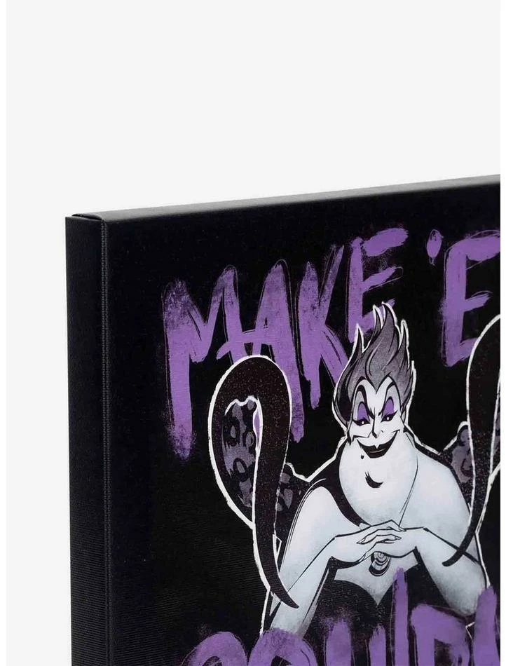 New 😀 Disney Villains Ursula Make 'Em Squirm Canvas Wall Decor ⭐ 4 New 😀 Disney Villains Ursula Make 'Em Squirm Canvas Wall Decor ⭐ - Image 4