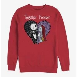 Cheapest ✨ Disney The Nightmare Before Christmas Jack and Sally Together Forever Sweatshirt 👍
