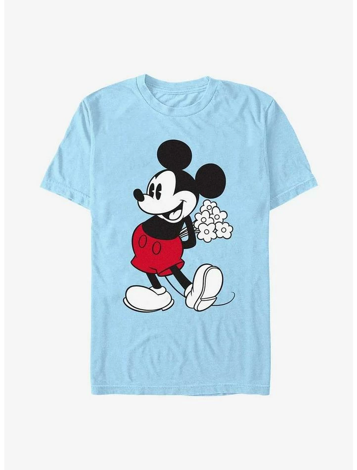 Wholesale 🎉 Disney Mickey Mouse Flowers For You T-Shirt 🛒 1 Wholesale 🎉 Disney Mickey Mouse Flowers For You T-Shirt 🛒