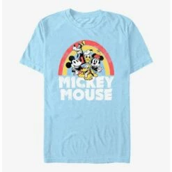 Discount 🛒 Disney Mickey Mouse Friends Under The Rainbow T-Shirt ✨