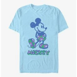 Wholesale ✔️ Disney Mickey Mouse Sketch Floral Fill T-Shirt 🥰